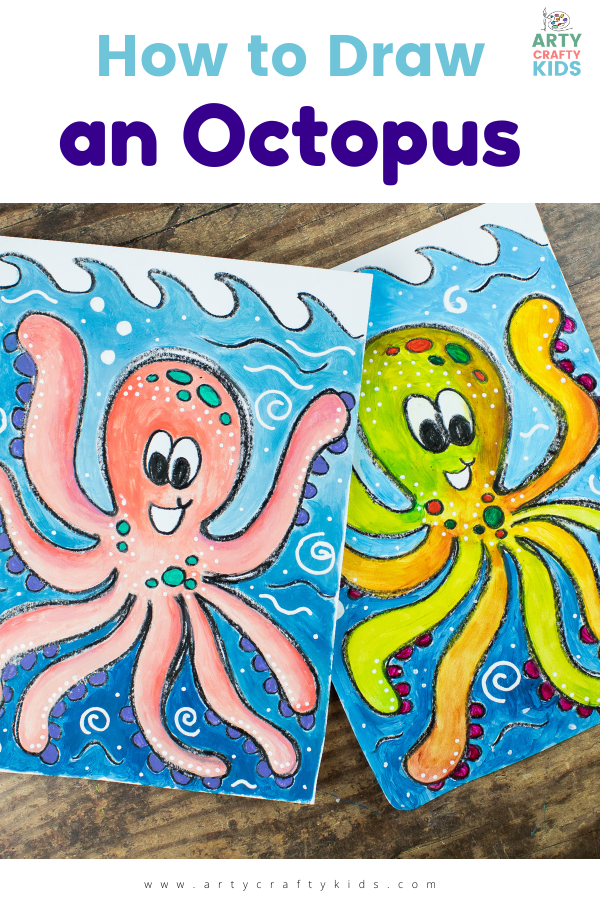 Cute Octopus Drawing - HelloArtsy