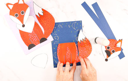 3D Paper Fox Craft - Arty Crafty Kids