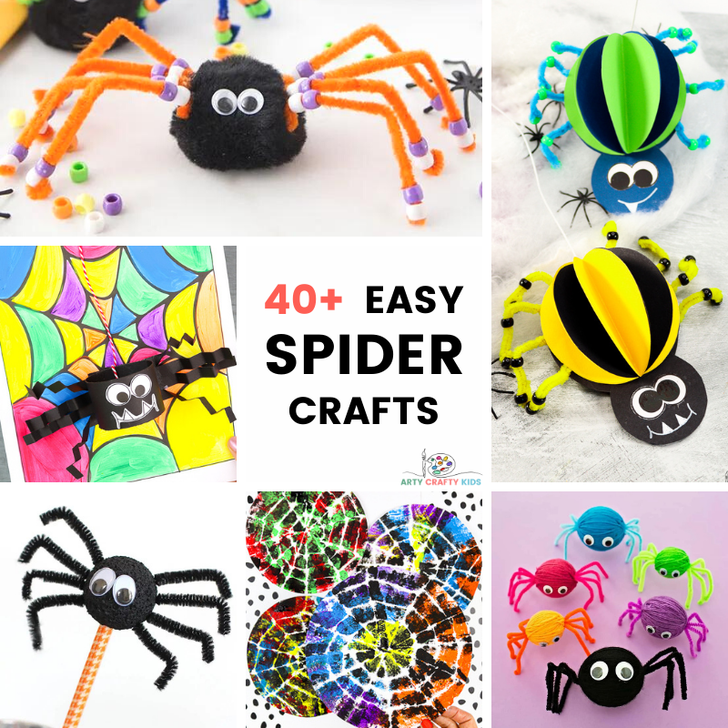 spider drawings for kids