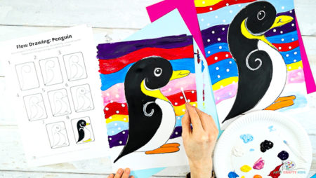 Easy Penguin How to Draw | Step-by-Step Tutorial - Arty Crafty Kids