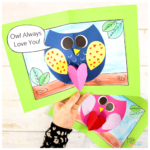 Owl Card with a Pop Up Heart | Card Idea for Valentine's Day - Arty ...