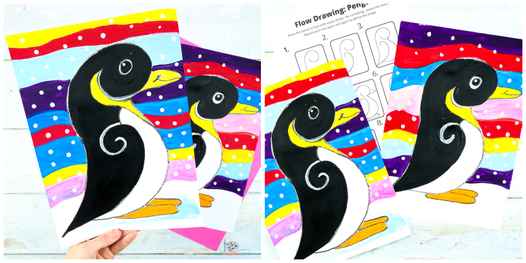 Easy Penguin How to Draw | Step-by-Step Tutorial - Arty Crafty Kids