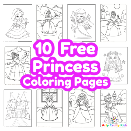 Free Princess Coloring Pages Archives - Arty Crafty Kids