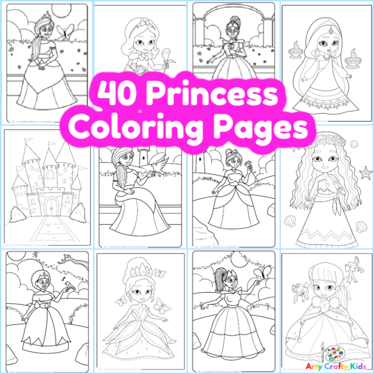 princess halloween coloring pages
