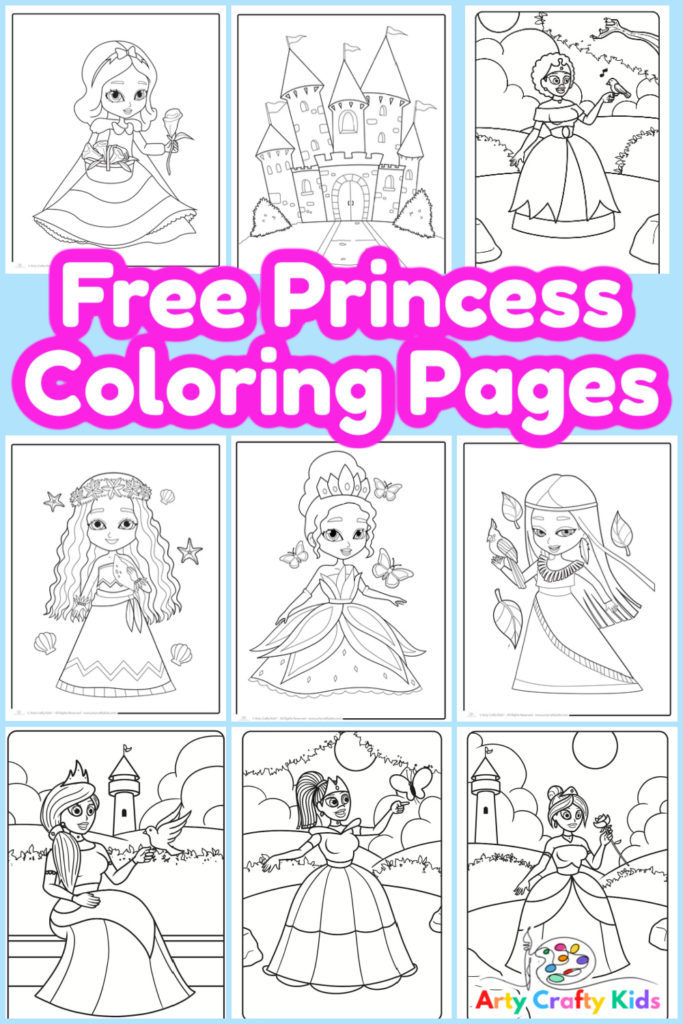 Princess Coloring Page Printable