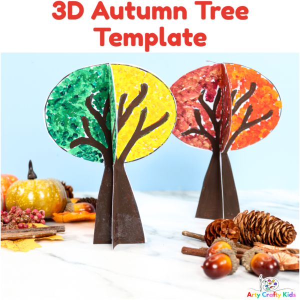 Paper Leaf Autumn Doodle Art - Arty Crafty Kids