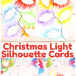 Christmas Silhouette Cards | Easy Christmas Card Idea - Arty Crafty Kids