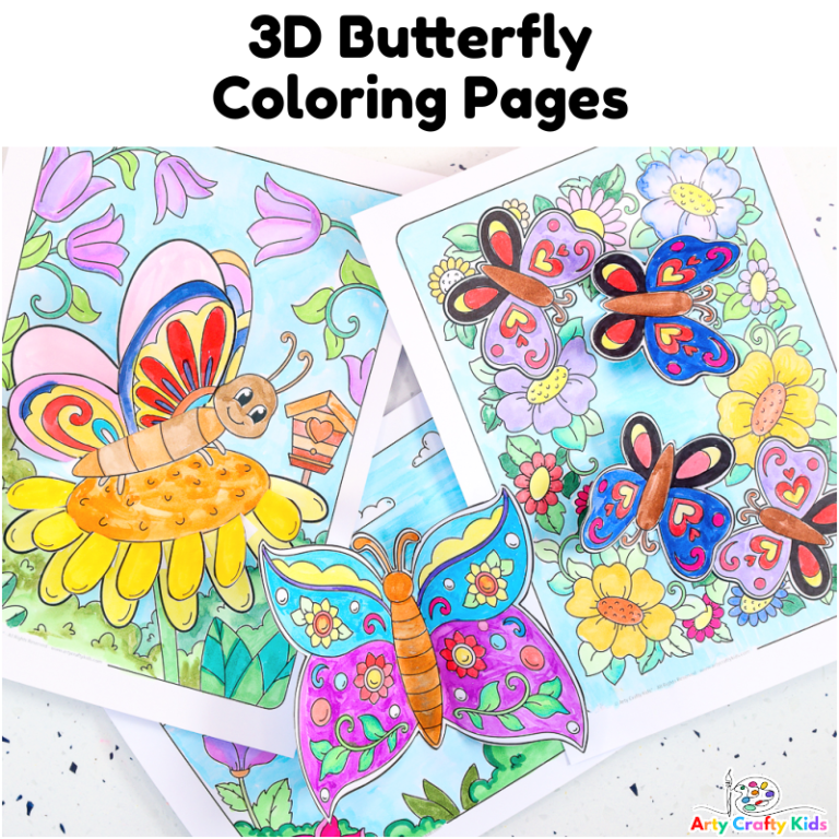 Butterfly Finger Puppet Craft - Arty Crafty Kids