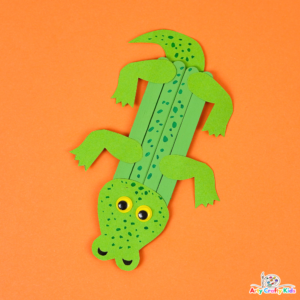 Crocodile Craft with Popsicle Sticks - Arty Crafty Kids