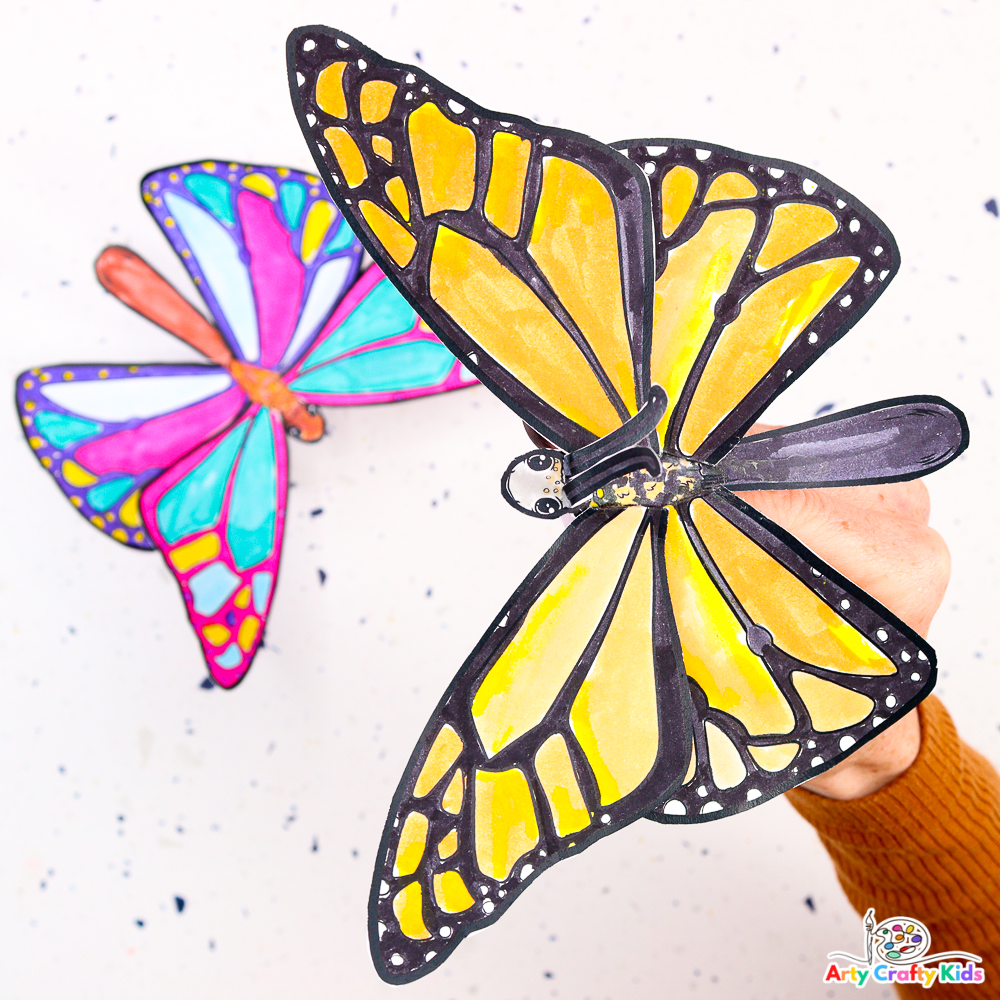 Draw and Color Butterflies for Kids Ages 4-8 - Learn to Draw for the