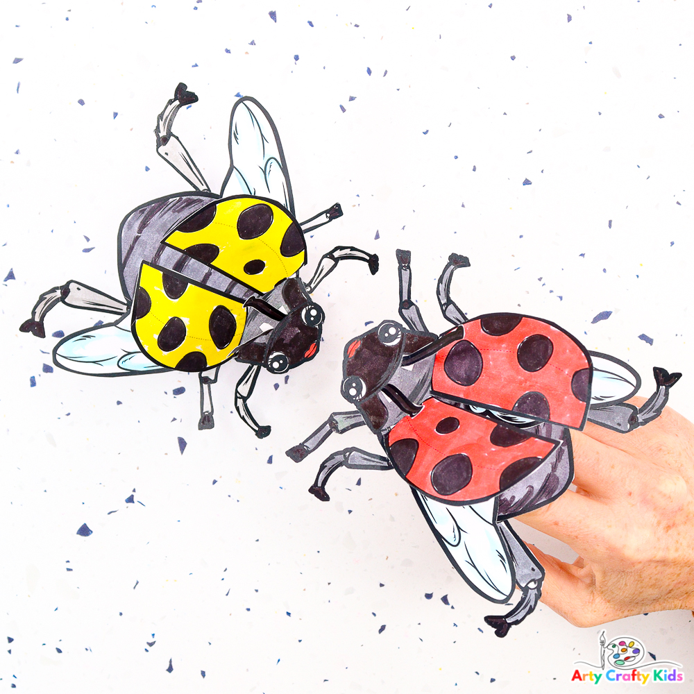 Ladybug Printable Template {totally free instant download}