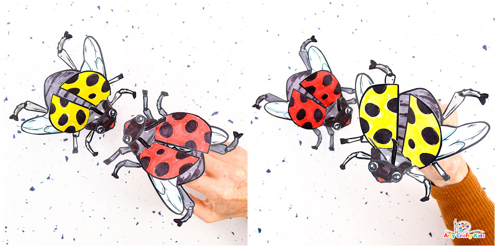 Ladybug Finger Puppet Craft 6 1