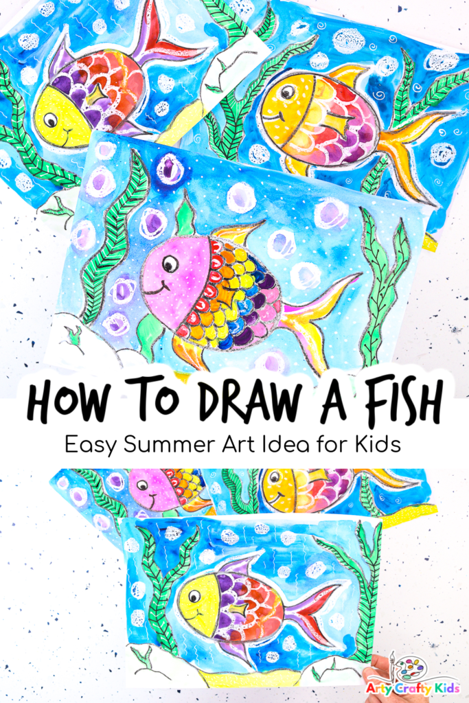 How to Draw a Tropical Fish - Really Easy Drawing Tutorial