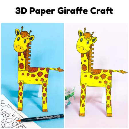 3D Printable Fox Craft - Arty Crafty Kids