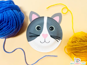 How to Make a Paper Plate Cat Craft (Step-by-Step Guide) - Arty Crafty Kids