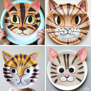 How To Make A Paper Plate Cat Craft (step-by-step Guide) - Arty Crafty Kids