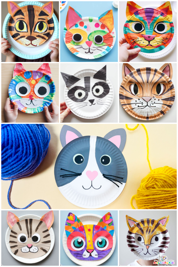 How to Make a Paper Plate Cat Craft (Step-by-Step Guide) - Arty Crafty Kids