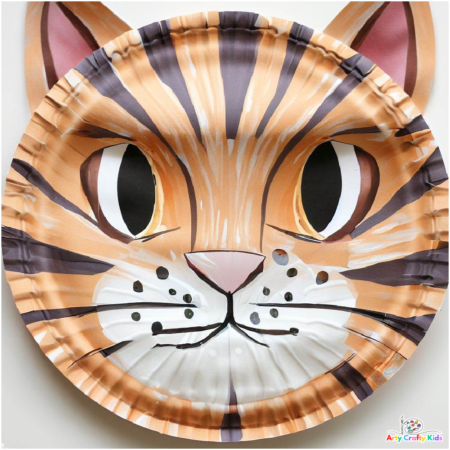 How to Make a Paper Plate Cat Craft (Step-by-Step Guide) - Arty Crafty Kids