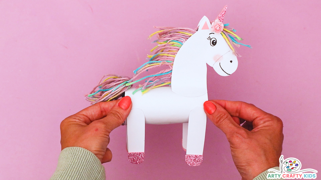 How To Make A Paper Roll Unicorn Craft (Step By Step Guide) - Arty ...