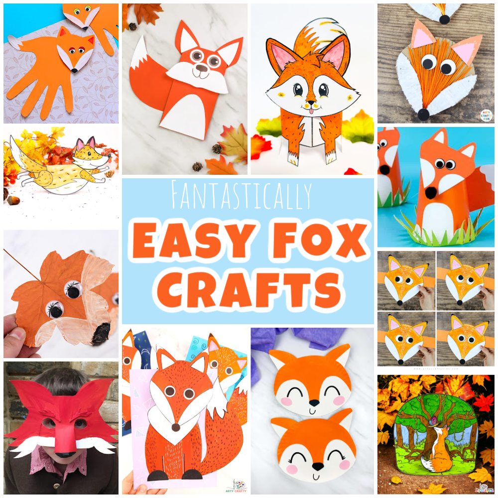 Fantastically Easy Fox Crafts for Kids to Make - Arty Crafty Kids
