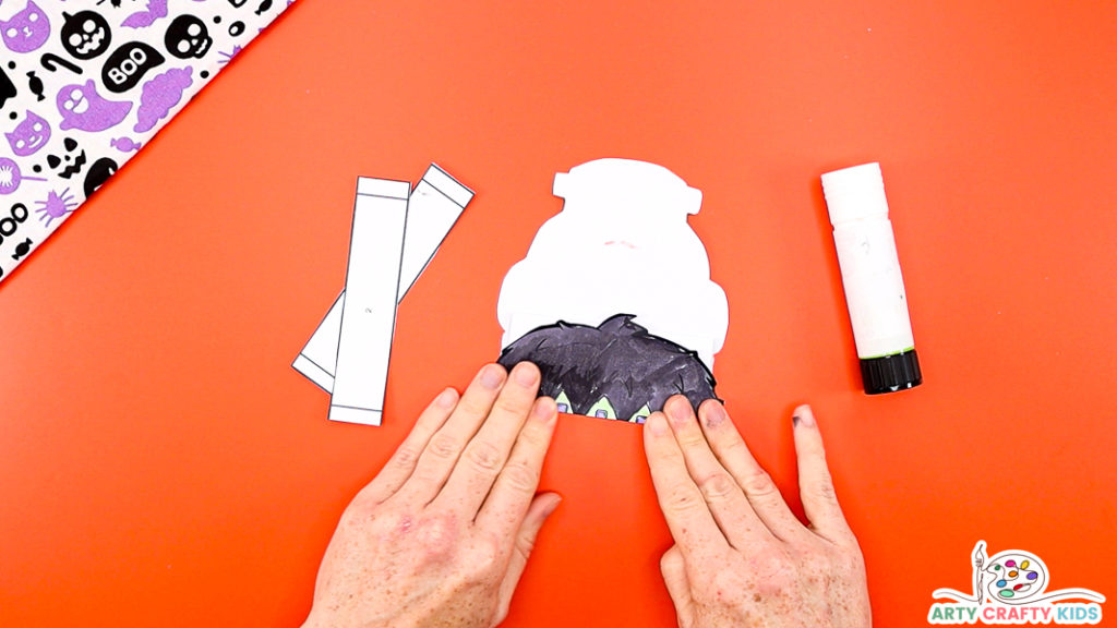 Frankenstein Paper Hand Puppet - Arty Crafty Kids