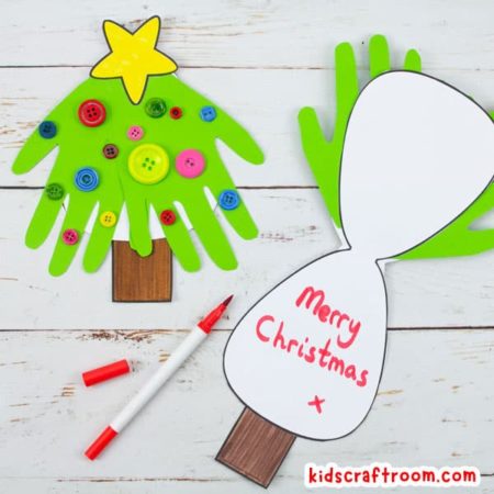 Easy Homemade Christmas Cards for Kid to Make - Arty Crafty Kids