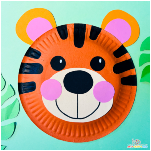 Paper Plate Tiger Craft - Arty Crafty Kids