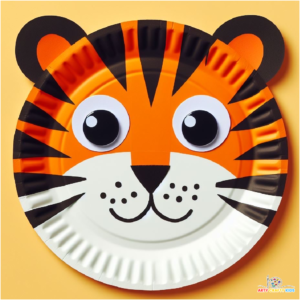 Paper Plate Tiger Craft - Arty Crafty Kids