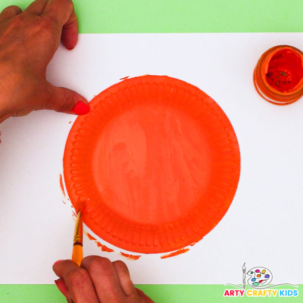 Paper Plate Tiger Craft - Arty Crafty Kids