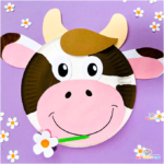 Paper Plate Cow Craft - Arty Crafty Kids