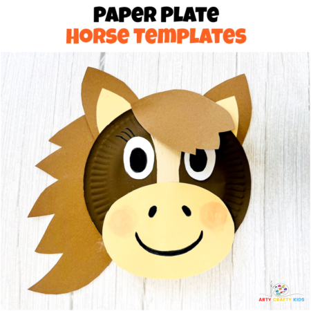 Paper Plate Horse Craft - Arty Crafty Kids