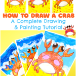Learn how to draw a crab with our easy crab drawing and painting tutorial for kids.