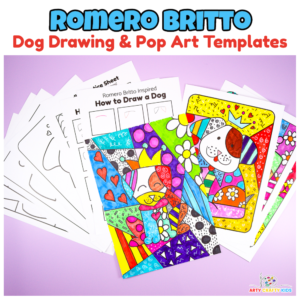 Romero Britto Step-by-Step & Pop Art Templates