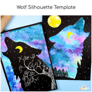 Wolf Silhouette Template