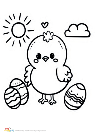 Basic coloring page for kids.